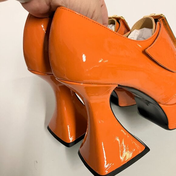 *BRAND NEW!* Fluevog 2020 Mega Munster ORIGINAL, Orange, Size 9 (best for 8.5)! - Picture 6 of 11